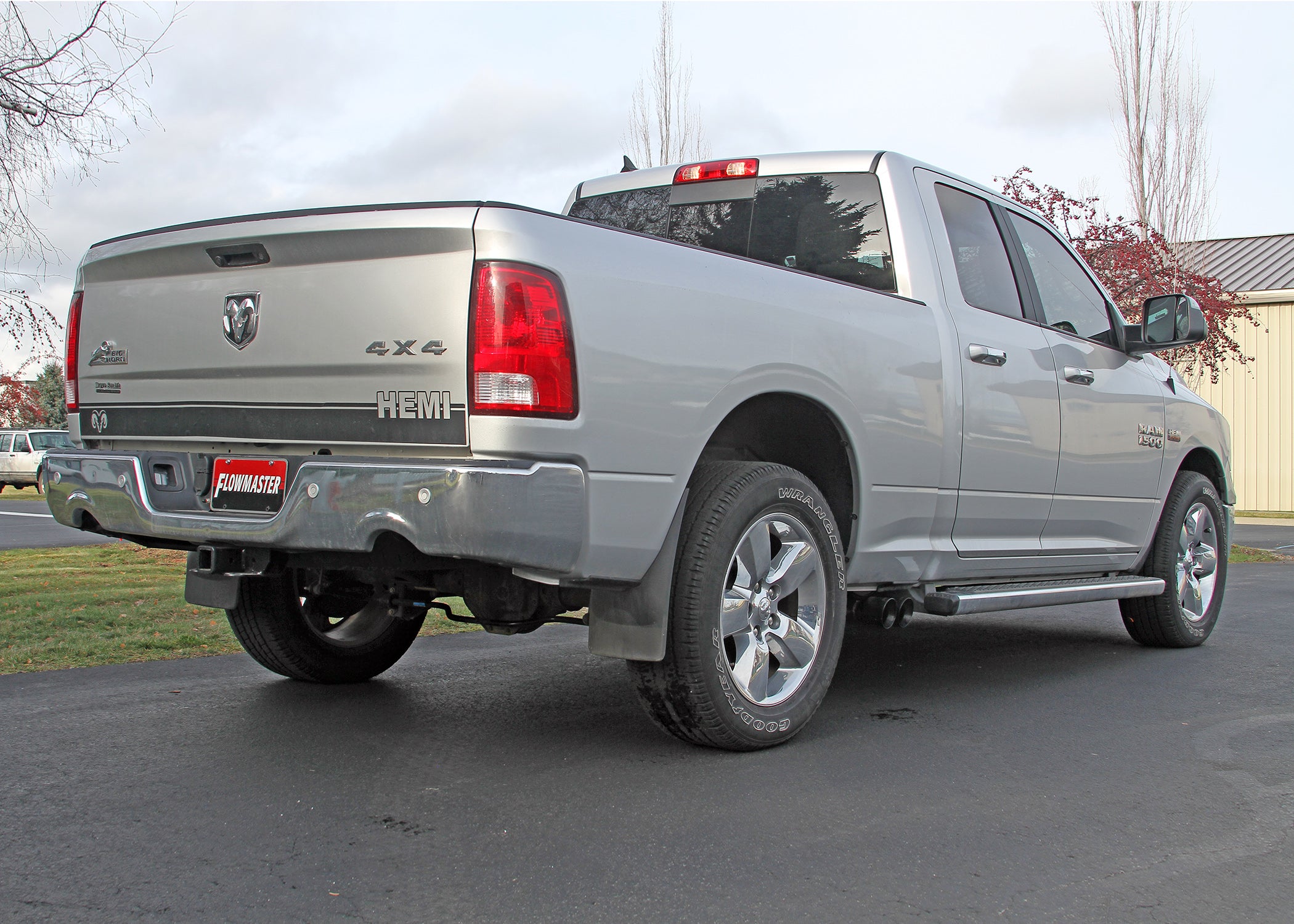 Flow Fx Cat-Back Exhaust System Fits 2009-2024 Dodge Ram 1500 (19-24 1500 Classic) 4.7/5.7-Liter, Flow Fx Cat-Back, Dual Same Side Out Exit, Stainless Steel Exhaust System Flowmaster