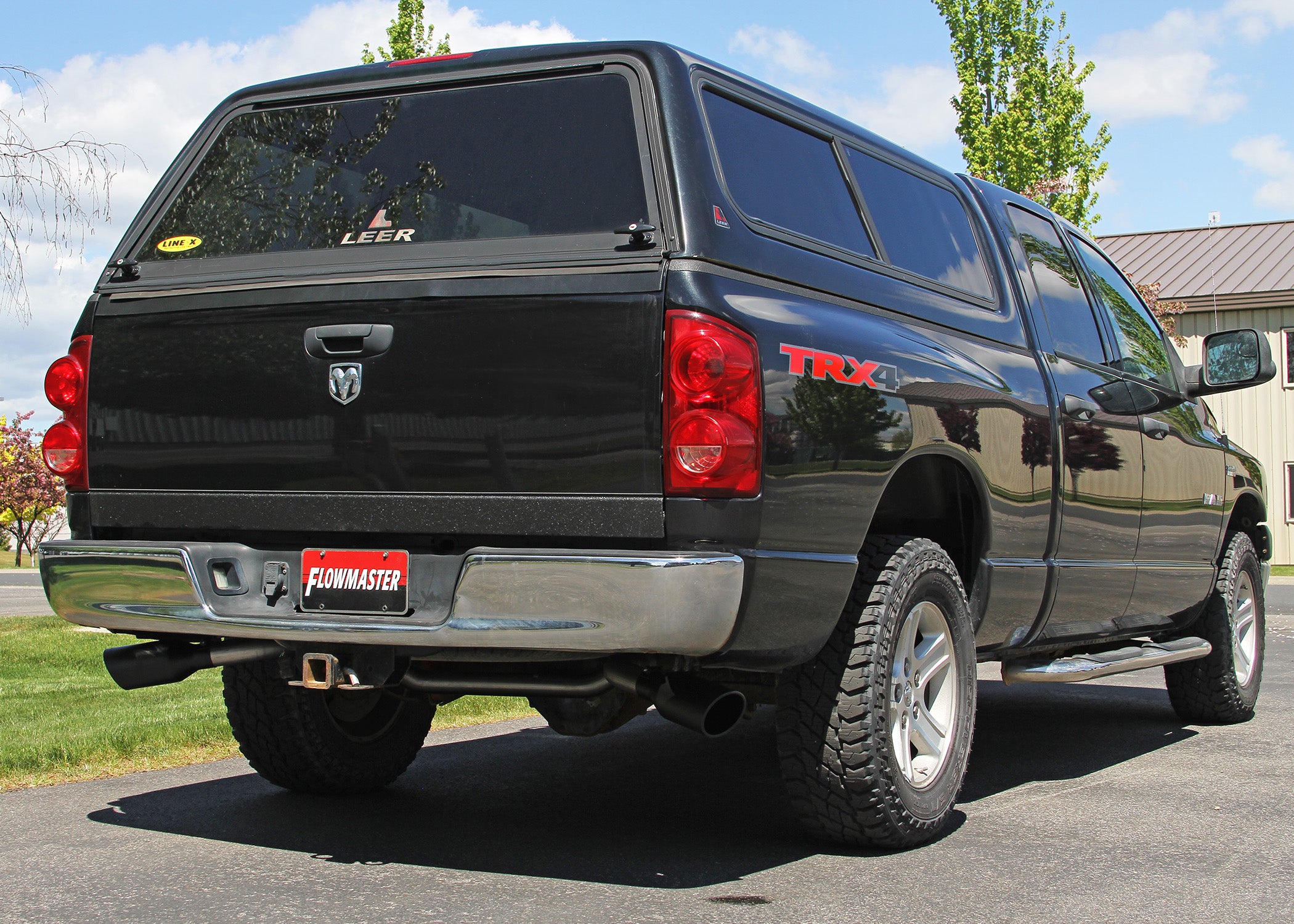 Flow Fx Cat-Back Exhaust System Fits 2006-2008 Dodge Ram 1500 5.7-Liter Cat-Back, Dual Side Exit, Stainless Steel Exhaust System Flowmaster