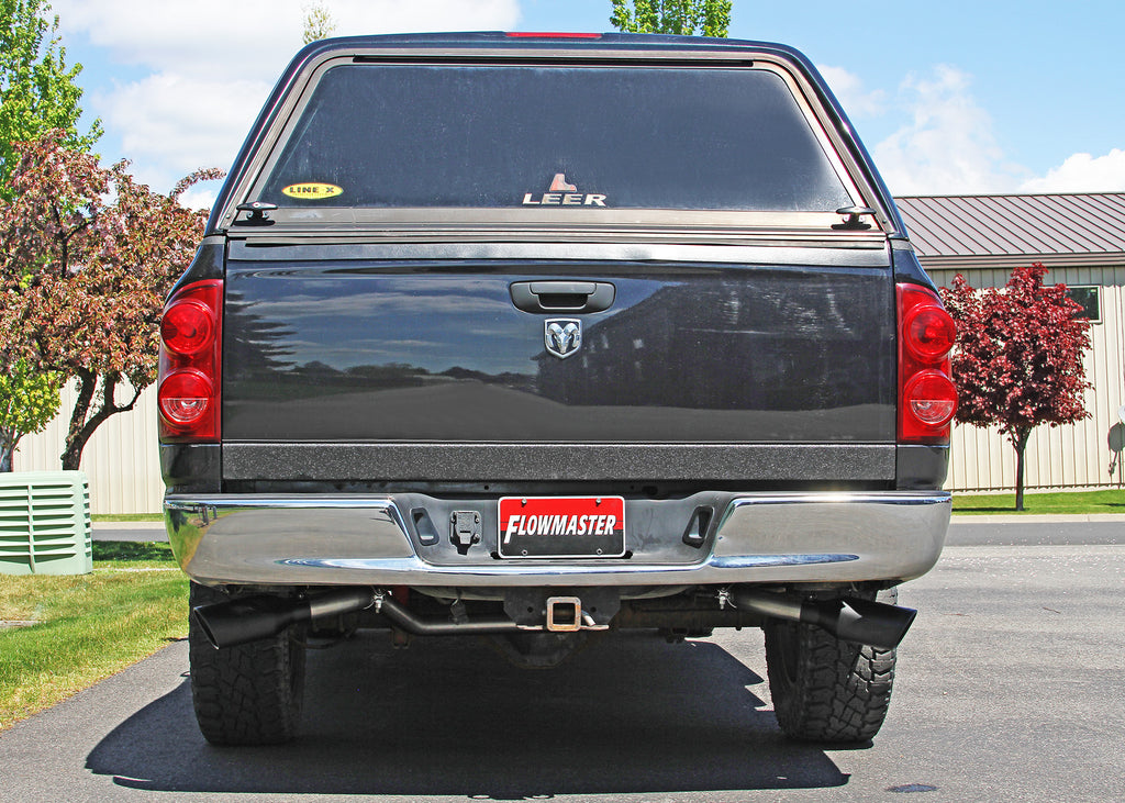 Flow Fx Cat-Back Exhaust System Fits 2006-2008 Dodge Ram 1500 5.7-Liter Cat-Back, Dual Side Exit, Stainless Steel Exhaust System Flowmaster