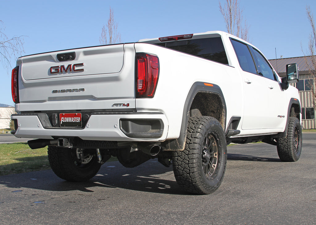 Flow Fx Cat-Back Exhaust System Fits 2020-2025 GM 2500Hd/3500Hd 6.6-Liter Gas, Cat-Back, Dual Side Exit, Stainless Steel Exhaust System Flowmaster