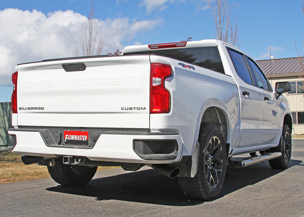 Flow Fx Cat-Back Exhaust System Fits 2019-2026 GM 1500 2.7-Liter Cat-Back, Dual Side Exit, Stainless Steel Exhaust System Flowmaster