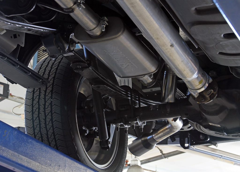 Flow Fx Cat-Back Exhaust System Fits 2021-2025 Ford F-150 2.7, 3.5, 5.0-Liter, Flow Fx Cat-Back 3.00-Inch Stainless Steel Exhaust System, Single Out Side Exit Flowmaster