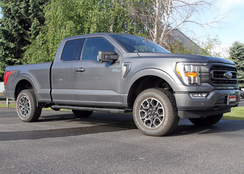 Flow Fx Cat-Back Exhaust System Fits 2021-2025 Ford F-150 2.7, 3.5, 5.0-Liter, Flow Fx Cat-Back 3.00-Inch To 2.50-Inch Stainless Steel Exhaust System, Dual Out Same Side Exit Flowmaster