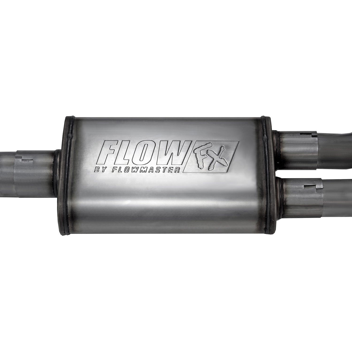 Flow Fx Cat-Back Exhaust System Fits 2021-2025 Ford F-150 2.7, 3.5, 5.0-Liter, Flow Fx Cat-Back 3.00-Inch To 2.50-Inch Stainless Steel Exhaust System, Dual Out Same Side Exit Flowmaster