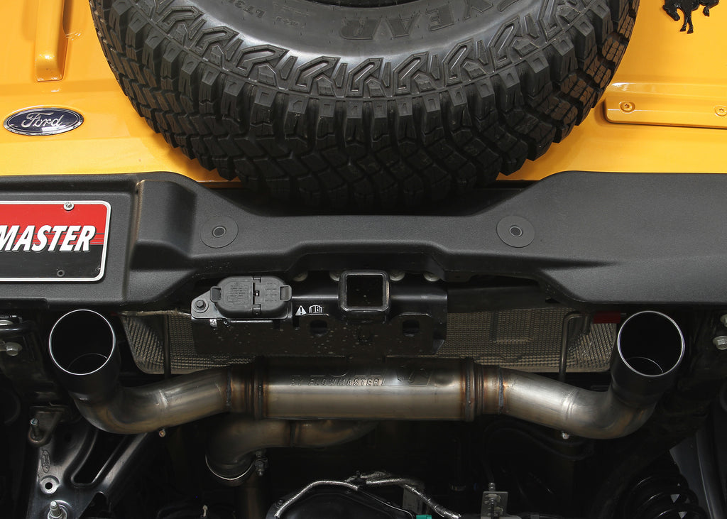 Flow Fx Cat-Back Exhaust System Fits 2021-2025 Ford Bronco 2.3L/2.7L, Flow Fx Cat-Back, Dual Exit, 4 Door Models Flowmaster
