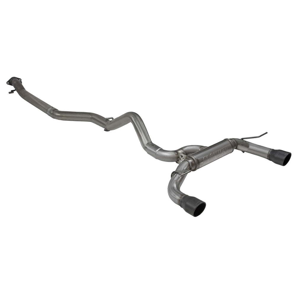 Flow Fx Cat-Back Exhaust System Fits 2021-2025 Ford Bronco 2.3/2.7-Liter, Flow Fx Cat-Back 3.00-Inch Stainless Steel Exhaust System, 4.00-Inch Black Ceramic-Coated Tips, Dual Out Rear Exit, 2 Door Models Flowmaster