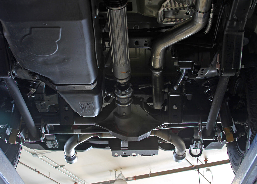Flow Fx Cat-Back Exhaust System Fits 2021-2025 Ford Bronco 2.3/2.7-Liter, Flow Fx Cat-Back 3.00-Inch Stainless Steel Exhaust System, 4.00-Inch Black Ceramic-Coated Tips, Dual Out Rear Exit, 2 Door Models Flowmaster