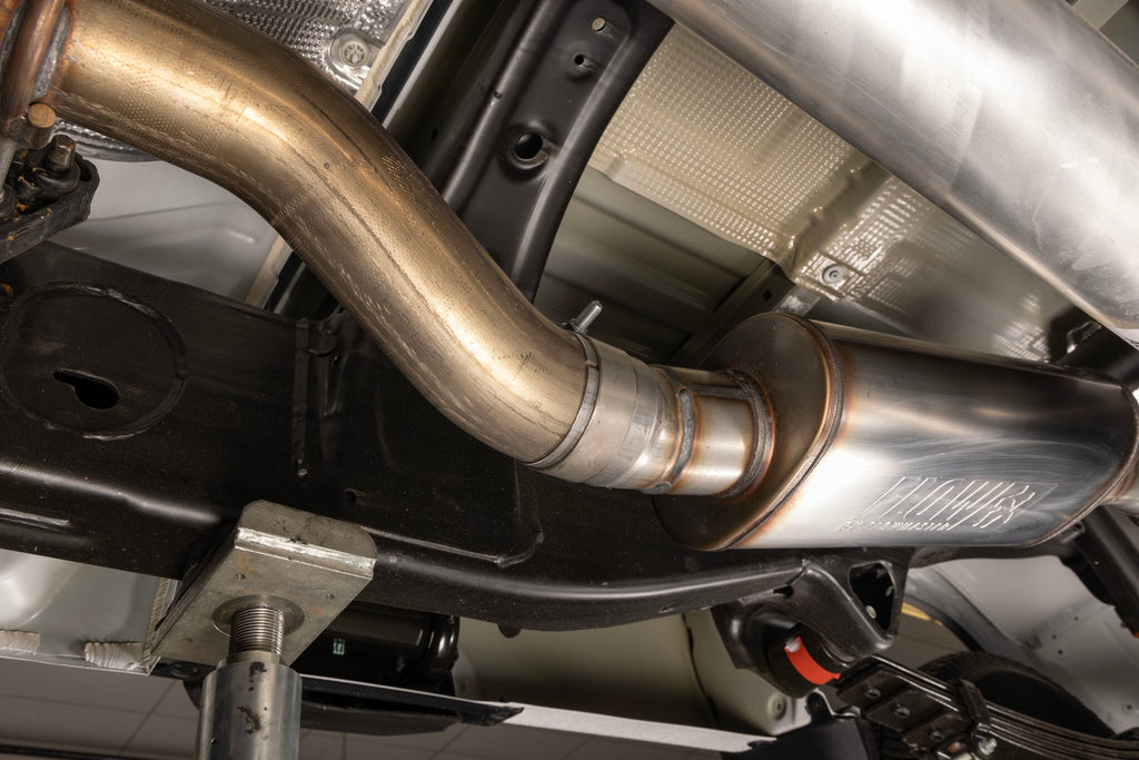 Flow Fx Direct Fit Muffler Fits 20-26 GM 2500Hd/3500Hd 6.6L Gas Engine Ffx Direct Fit Muffler Exhaust System, 409 Stainless Steel Flowmaster