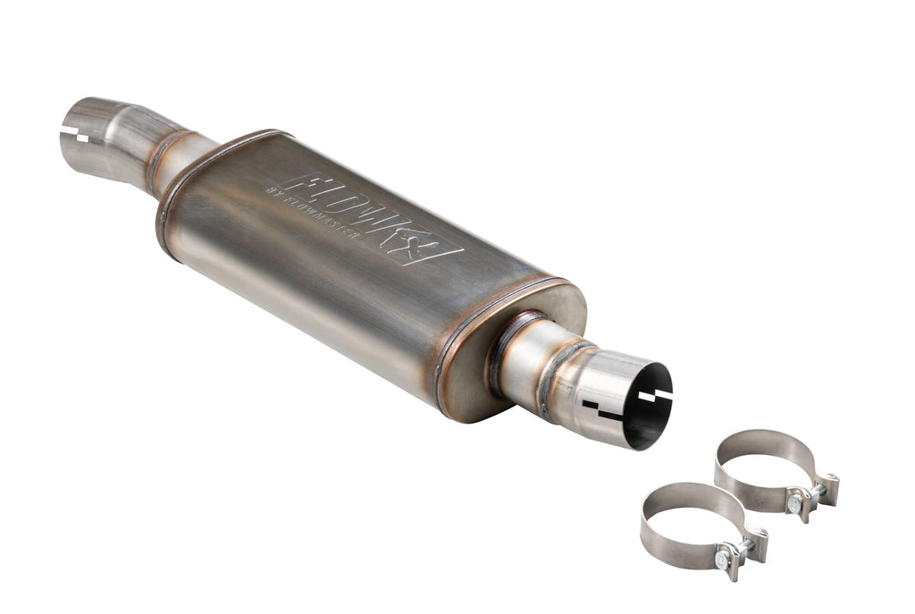 Flow Fx Direct Fit Muffler Fits 20-26 GM 2500Hd/3500Hd 6.6L Gas Engine Ffx Direct Fit Muffler Exhaust System, 409 Stainless Steel Flowmaster