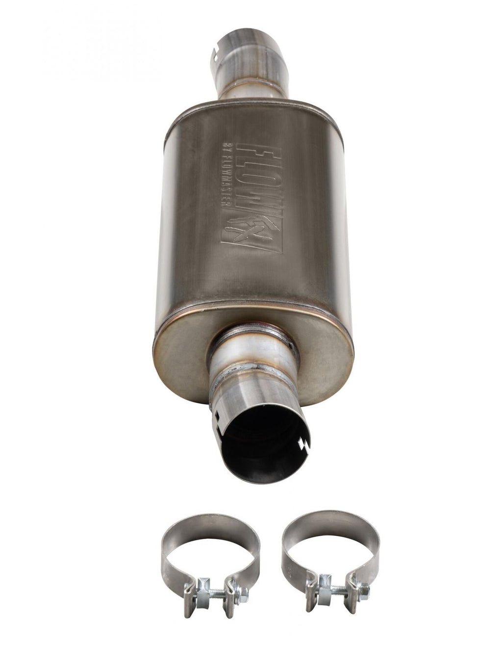 Flow Fx Direct Fit Muffler Fits 20-26 GM 2500Hd/3500Hd 6.6L Gas Engine Ffx Direct Fit Muffler Exhaust System, 409 Stainless Steel Flowmaster