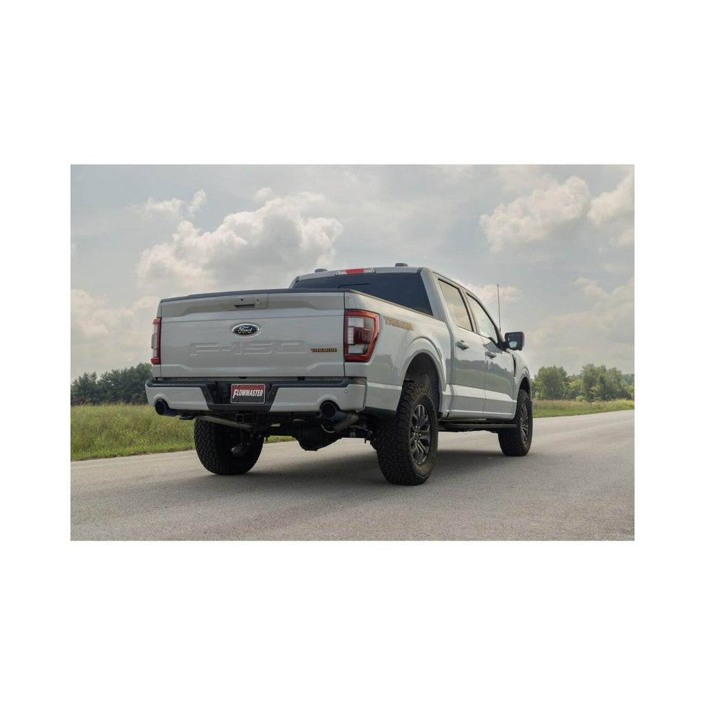 Flow Fx Cat-Back Exhaust System Fits 2021-2025 Ford F-150 With 2.7, 3.5, 5.0-Liter And Powerboost Engines With Factory Dual Tailpipes Flowmaster