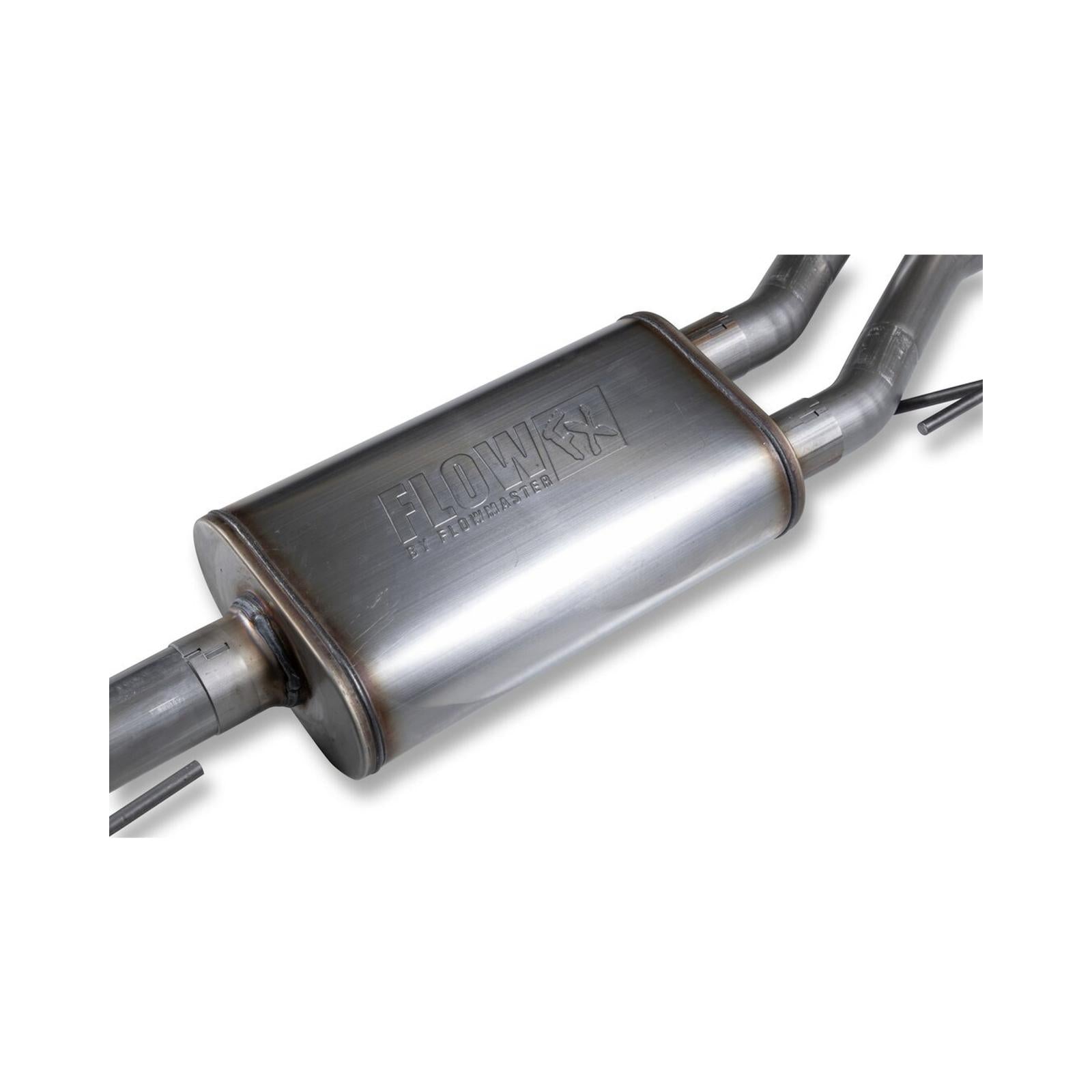 Flow Fx Cat-Back Exhaust System Fits 2024-2025 Toyota Tacoma 2.4-Liter, All Wheelbases, Flowfx Dual Out Same Side Cat-Back Exhaust System, Stainless Steel – Moderate Sound Flowmaster