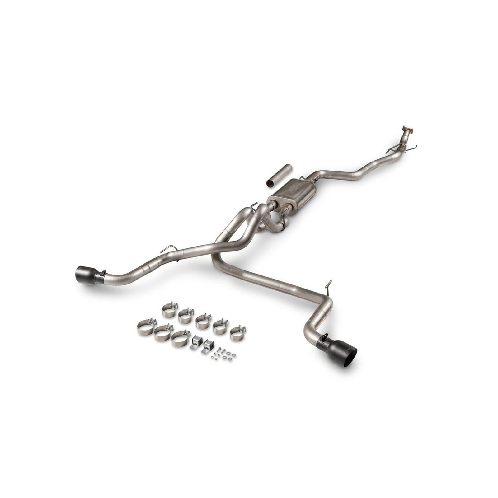 Flow Fx Cat-Back Exhaust System Fits 2024-2025 Toyota Tacoma 2.4-Liter, All Wheelbases, Flowfx Dual Out Side Cat-Back Exhaust System, Stainless Steel – Moderate Sound Flowmaster