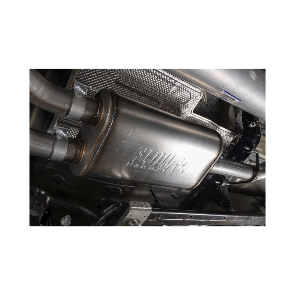 Flow Fx Cat-Back Exhaust System Fits 2024-2025 Toyota Tacoma 2.4-Liter, All Wheelbases, Flowfx Dual Out Side Cat-Back Exhaust System, Stainless Steel – Moderate Sound Flowmaster