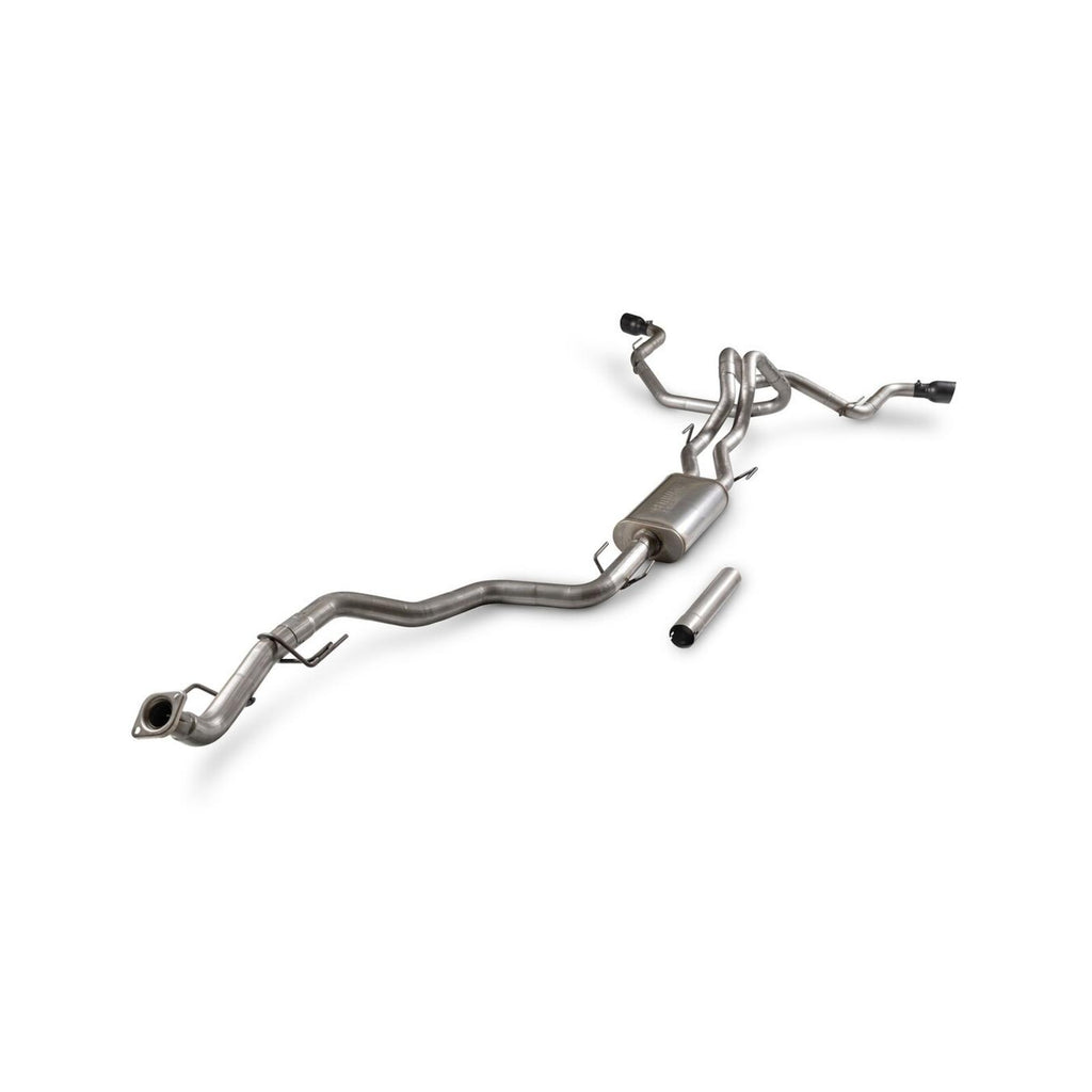 Flow Fx Cat-Back Exhaust System Fits 2024-2025 Toyota Tacoma 2.4-Liter, All Wheelbases, Flowfx Dual Out Side Cat-Back Exhaust System, Stainless Steel – Moderate Sound Flowmaster
