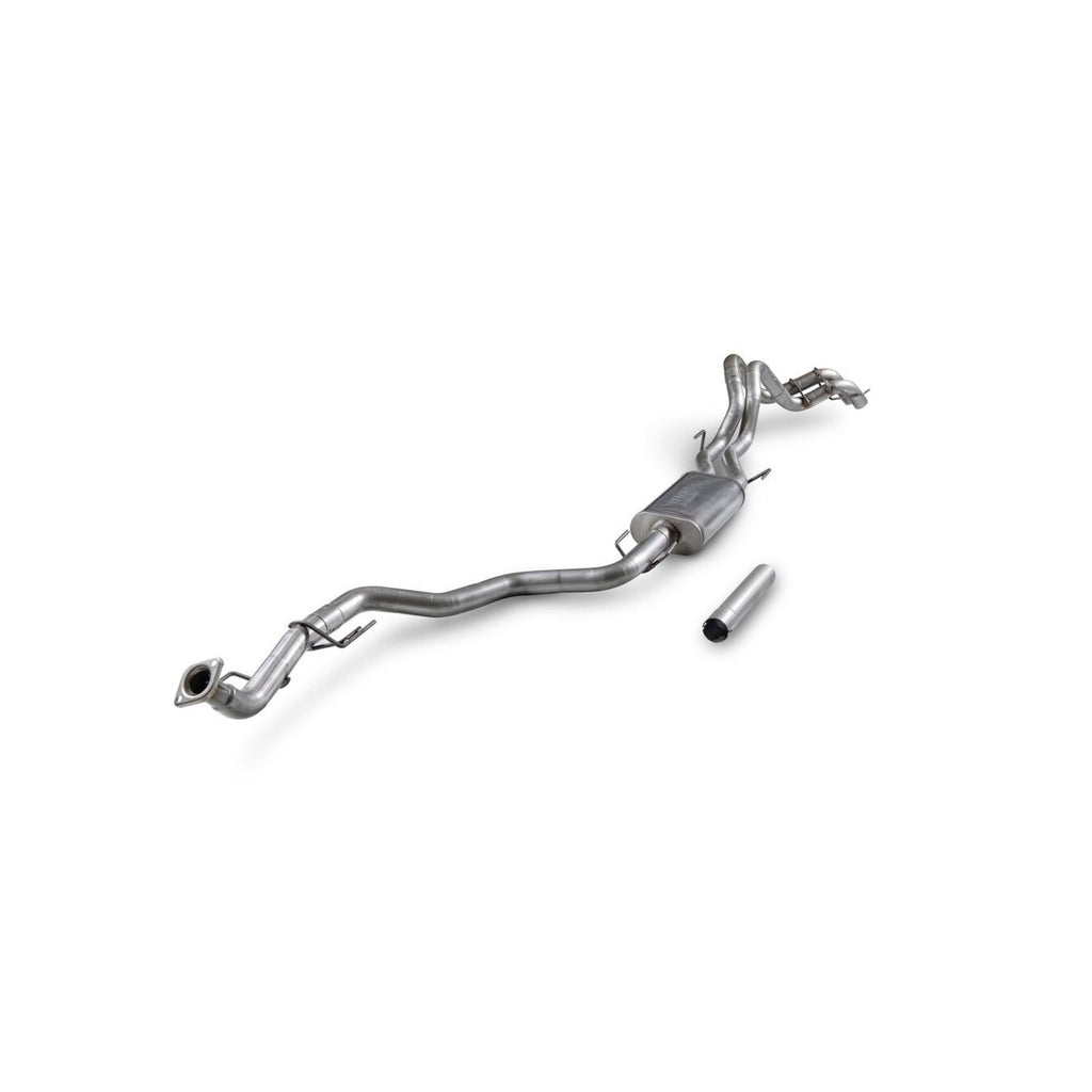 Flow Fx Cat-Back Exhaust System Fits 2024-2025 Toyota Tacoma 2.4-Liter, All Wheelbases, Flow Fx High Clearance Cat-Back Exhaust System, Stainless Steel – Moderate Sound Flowmaster