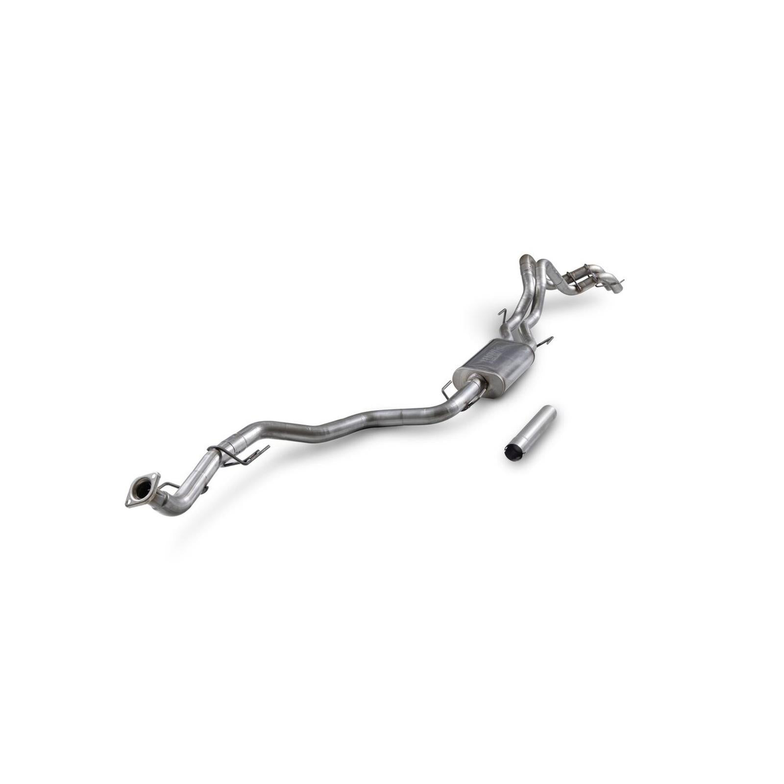 Flow Fx Cat-Back Exhaust System Fits 2024-2025 Toyota Tacoma 2.4-Liter, All Wheelbases, Flow Fx High Clearance Cat-Back Exhaust System, Stainless Steel – Moderate Sound Flowmaster