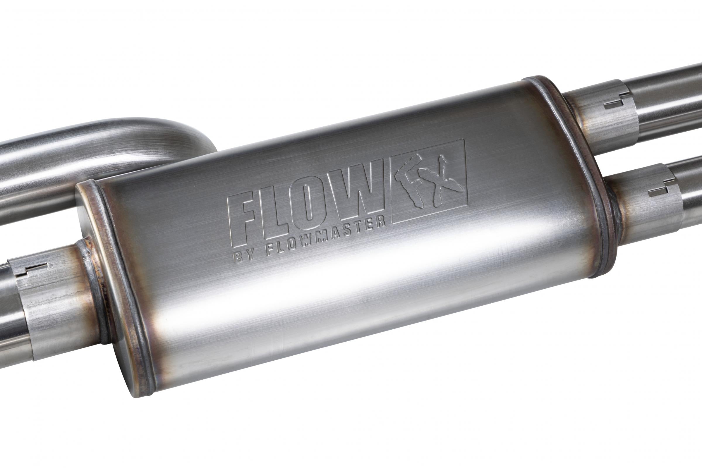 Flow Fx Cat-Back Exhaust System Fits 2024-2026 GM 1500 6.2-Liter, Flowfx Cat-Back Exhaust System, With Active Valve, 409 Stainless Steel Flowmaster