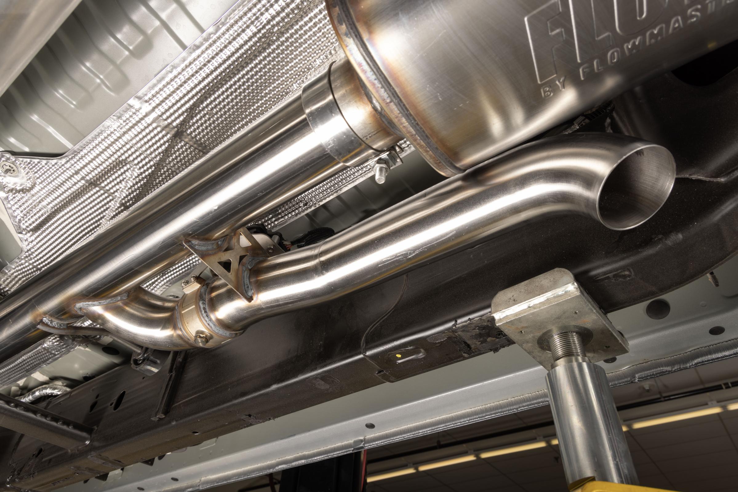 Flow Fx Cat-Back Exhaust System Fits 2024-2026 GM 1500 6.2-Liter, Flowfx Cat-Back Exhaust System, With Active Valve, 409 Stainless Steel Flowmaster