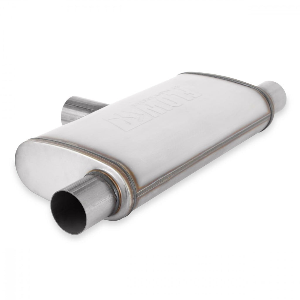 Flow Fx Muffler Flow Fx Muffler 2.5 In/Out Oval Body Transverse Moderate Sound Stainless Steel Flowmaster