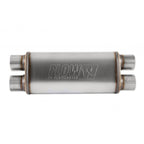 Flow Fx Muffler Flow Fx Muffler 3.00 Dual In/3.00 Dual Out Straight Through Performance Moderate Sound Stainless Steel Flowmaster