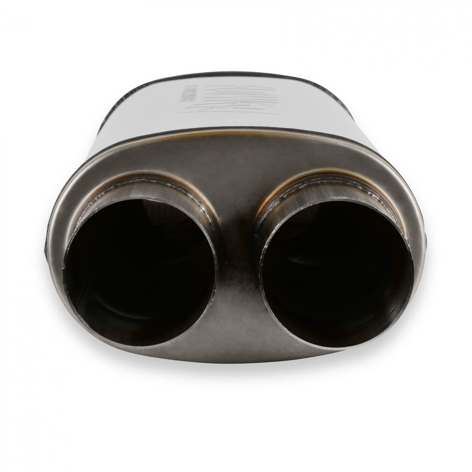 Flow Fx Muffler Flow Fx Muffler 3.00 Dual In/3.00 Dual Out Straight Through Performance Moderate Sound Stainless Steel Flowmaster
