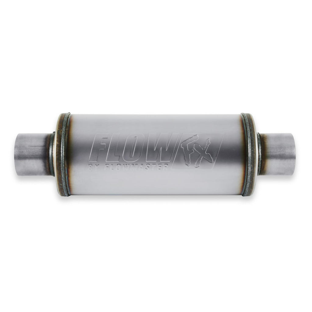 Flow Fx Muffler Flow Fx Muffler 3.0 In/Out 6-Inch Round Body Moderate Sound Stainless Steel Flowmaster