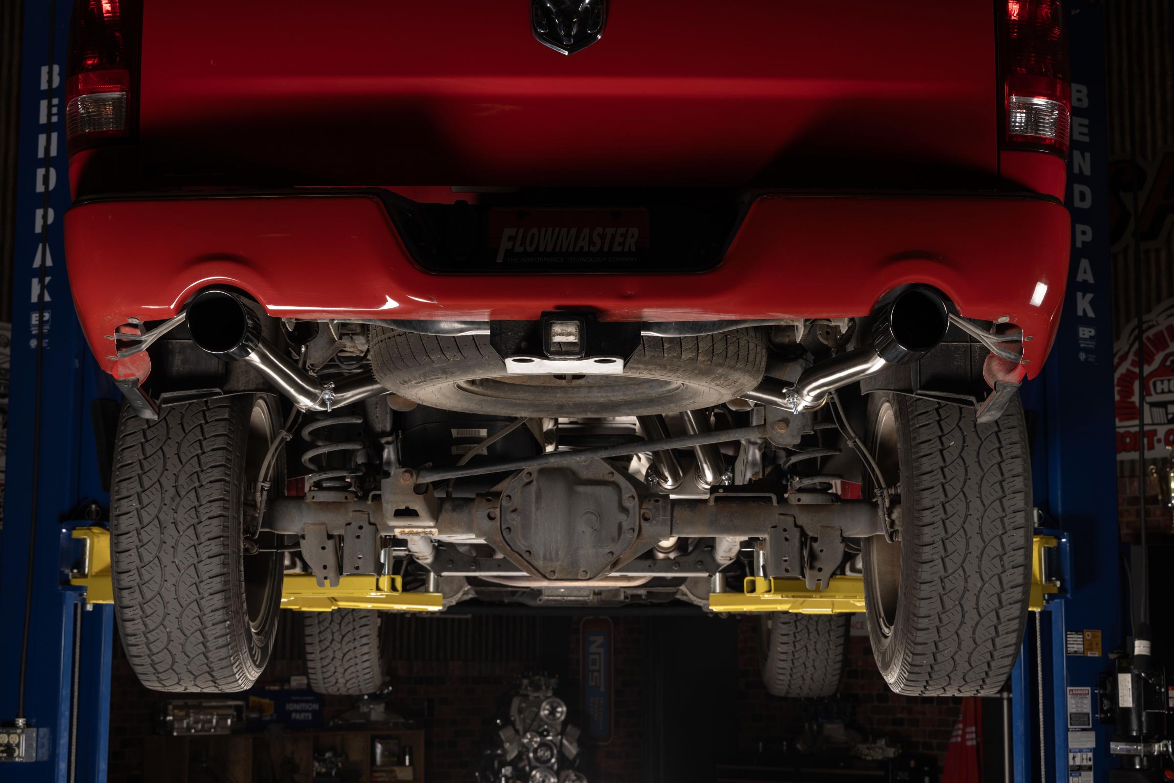 Signature Series Exhaust System Fits 2009-2024 (Classic Body) Ram 1500 5.7L, 2009-2013 4.7L, Factory Dual Exhaust, 304 Stainless Steel Exhaust Flowmaster