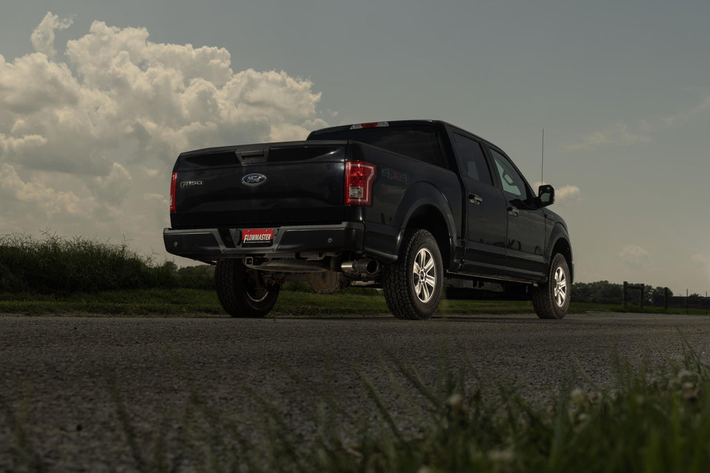 Signature Series Exhaust System Fits 2015-2020 Ford F-150 2.7L / 3.5L Ecoboost, 3.5L Ti-Vct, 5.0L, 304 Stainless Steel, Single Exit Exhaust Flowmaster