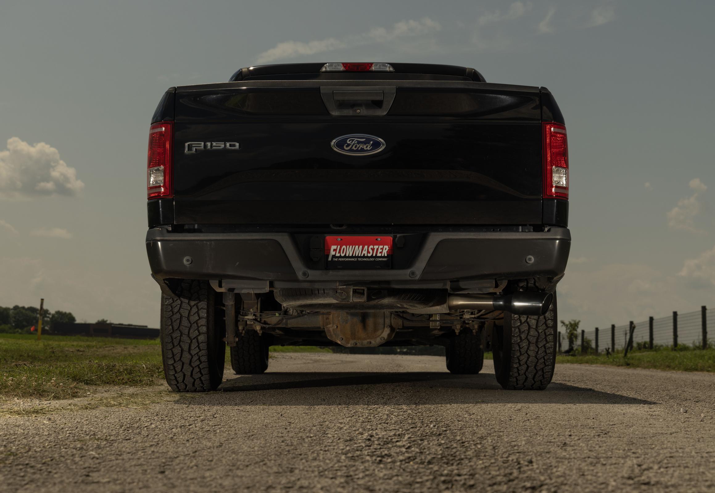 Signature Series Exhaust System Fits 2015-2020 Ford F-150 2.7L / 3.5L Ecoboost, 3.5L Ti-Vct, 5.0L, 304 Stainless Steel, Single Exit Exhaust Flowmaster