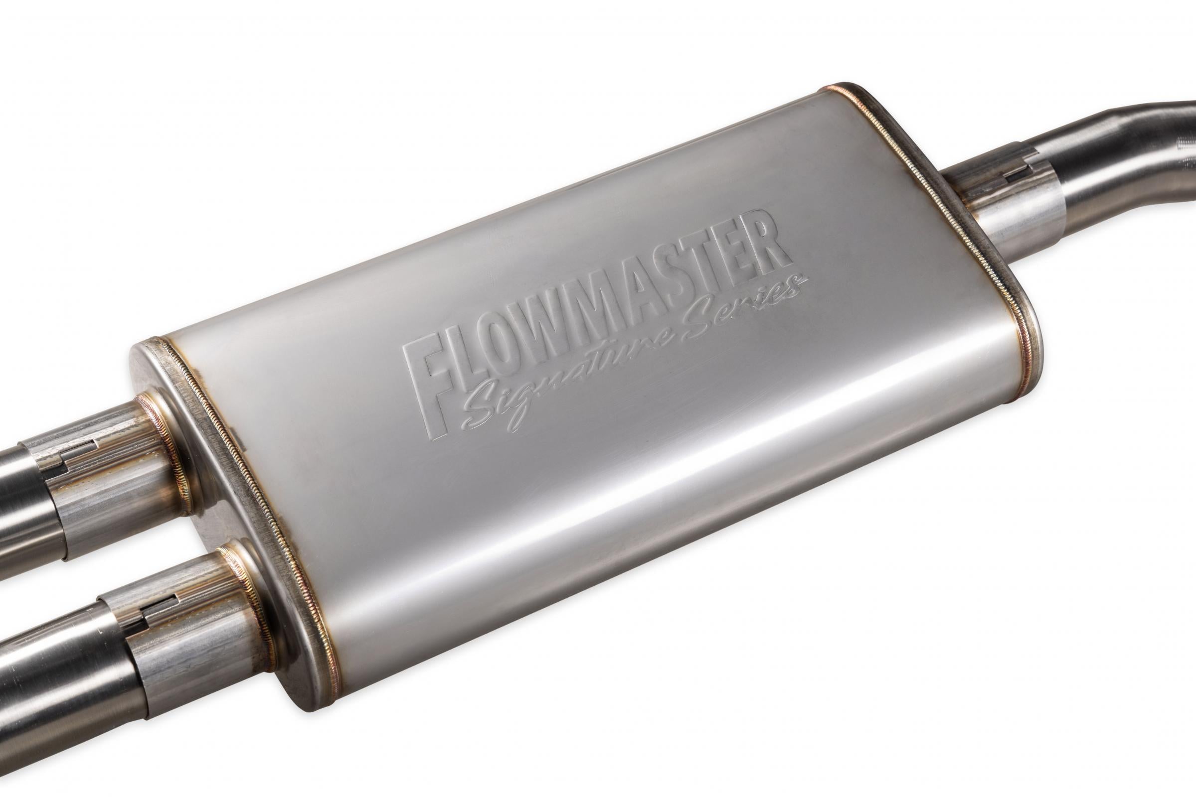 Signature Series Exhaust System Fits 2016-2023 Toyota Tacoma 3.5L 2/4 Wheel Drive, All Wheelbases, 304 Stainless Steel, Dual Side Exit Exhaust Flowmaster