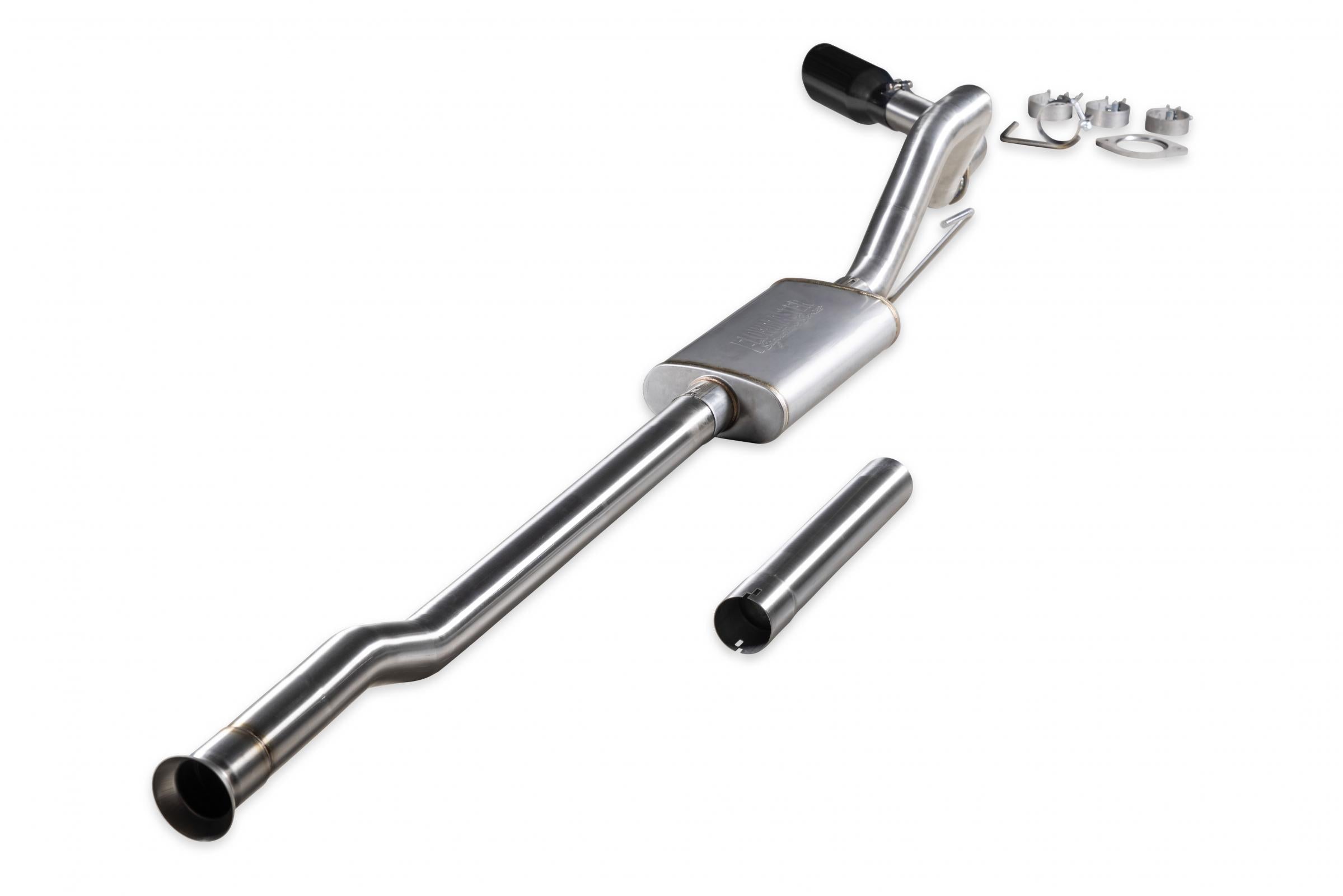 Signature Series Exhaust System Fits 2021-2025 Ford F-150 2.7, 3.5, 5.0-Liter, Signature Series Cat-Back, 304 Stainless Steel, Single Exit Exhaust Flowmaster