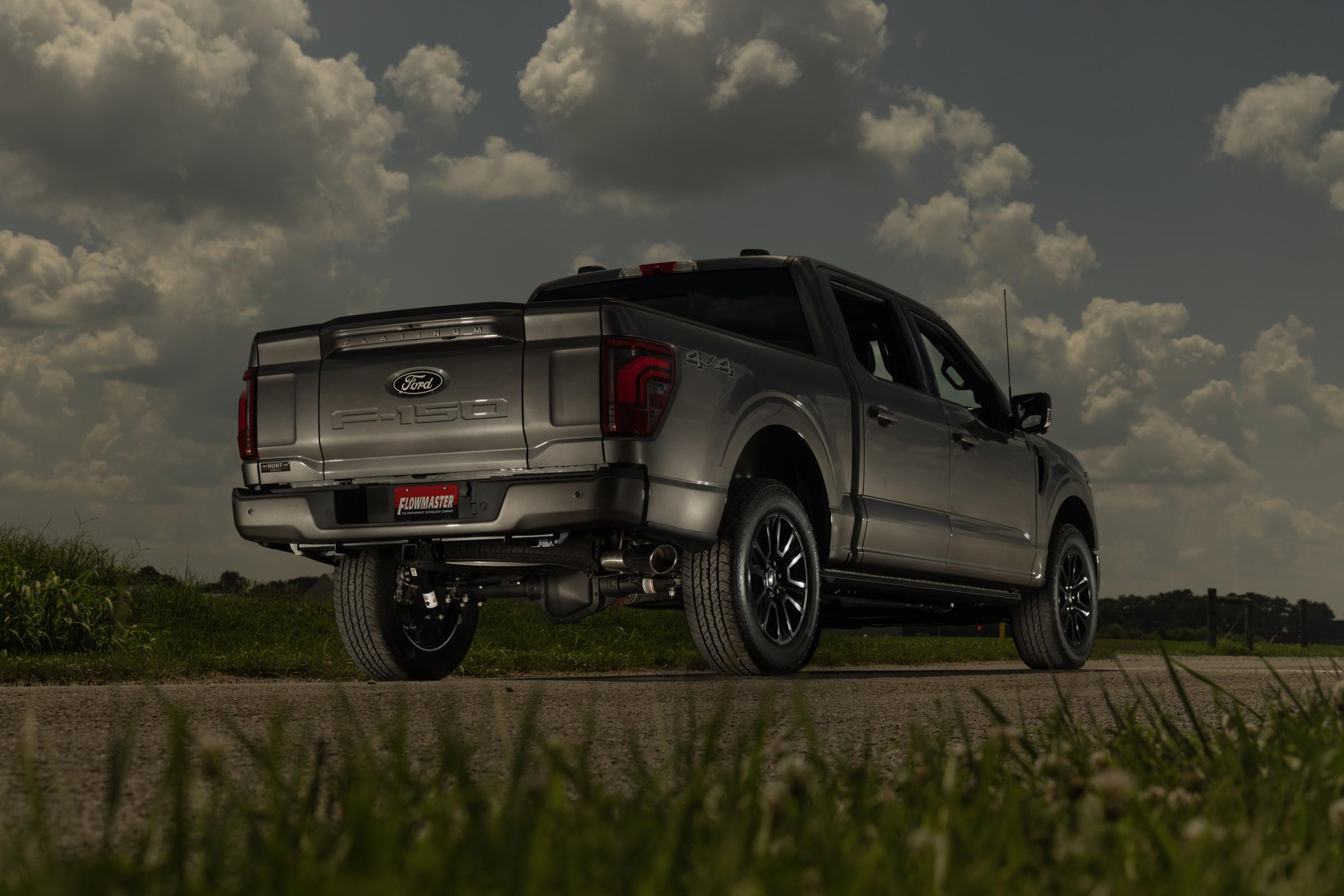 Signature Series Exhaust System Fits 2021-2025 Ford F-150 2.7, 3.5, 5.0-Liter, Signature Series Cat-Back, 304 Stainless Steel, Single Exit Exhaust Flowmaster