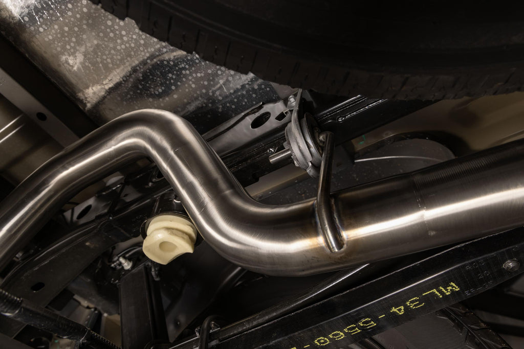 Signature Series Exhaust System Fits 2021-2025 Ford F-150 2.7, 3.5, 5.0-Liter, Signature Series Cat-Back, 304 Stainless Steel, Single Exit Exhaust Flowmaster