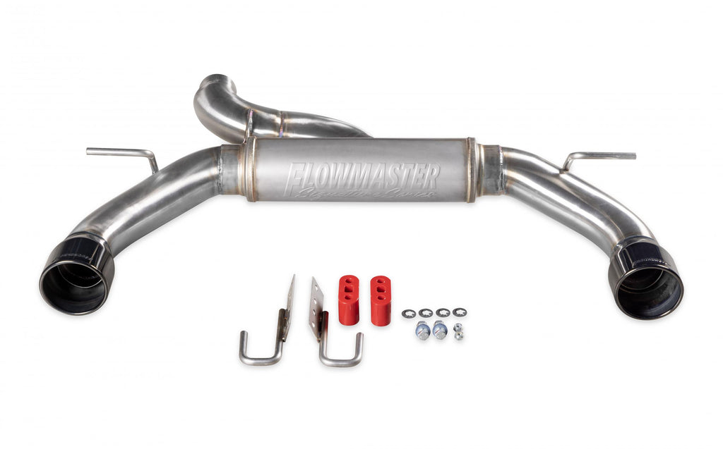 Signature Series Exhaust System Fits 2021-2025 Ford Bronco 2.3/2.7-Liter, Axle-Back, 304 Stainless Steel, Dual Rear Exit Exhaust Flowmaster