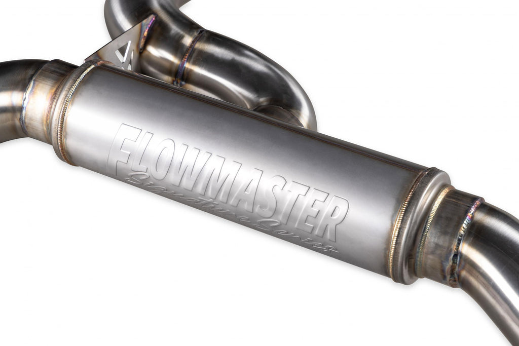 Signature Series Exhaust System Fits 2021-2025 Ford Bronco 2.3/2.7-Liter, Axle-Back, 304 Stainless Steel, Dual Rear Exit Exhaust Flowmaster