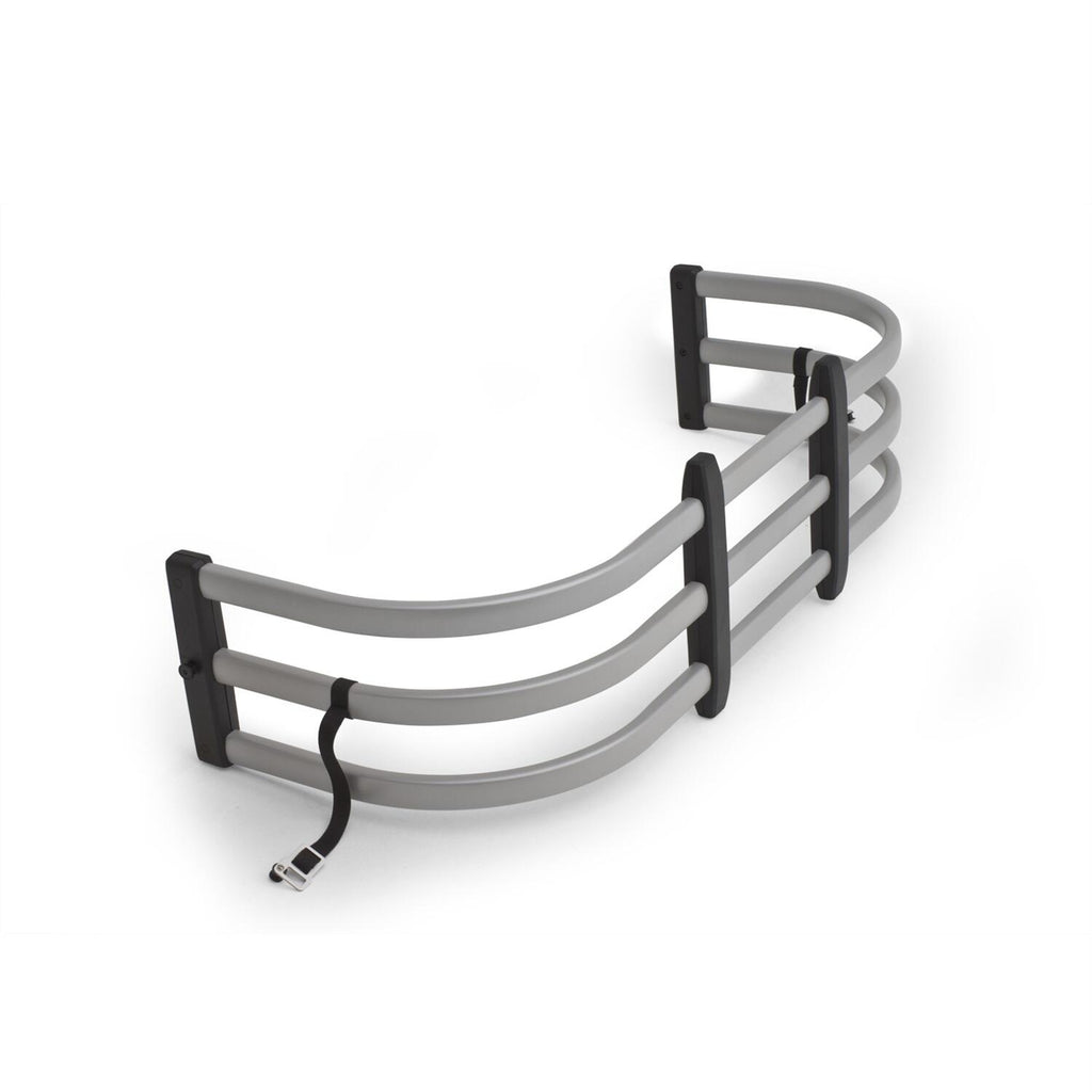 Silver BedXtender HD Tailgate Bed Extender Max Truck Bed Extender For 1998-2017 Nissan Frontier 2000-2006 Toyota Tundra 2005-2022 Toyota Tacoma (Requires 74601-01A For installation) Standard Bed AMP Research