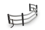 Silver BedXtender HD Tailgate Bed Extender Sport Truck Bed Extender For 2019-2026 Silverado/Sierra 1500 2022 Silverado LTD/Sierra Limited 20-26 Silverado/Sierra 2500/3500 Excl models with Multipro Tailgate AMP Research