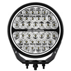 Go Rhino Blackout Series Lights 9 Inch Round LED Single Driving Kit W/Daytime Running Lights Black 2026-2026 Chevrolet Suburban 2026-2026 Chevrolet Tahoe Go Rhino
