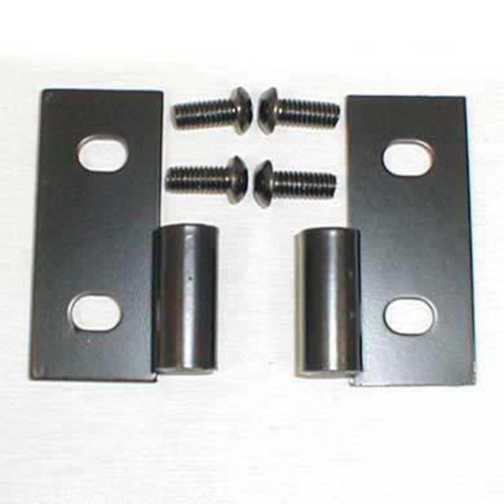 Lower Door Hinge Brackets 76-06 CJ & Wrangler YJ/TJ/LJ Black Smittybilt