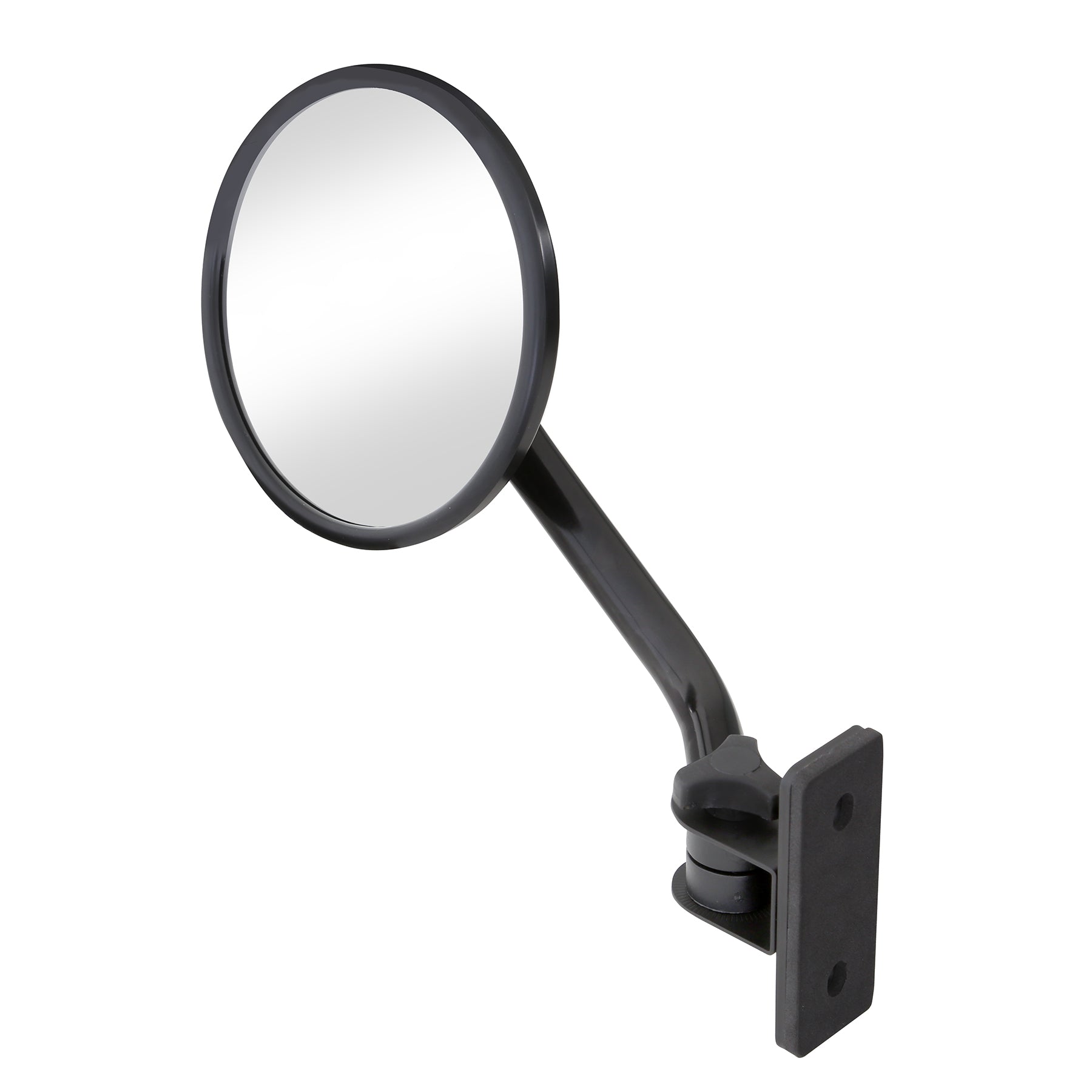 Trail Mirrors Black 6in Round Pair 97-06 TJ 07-18 Wrangler JK Smittybilt