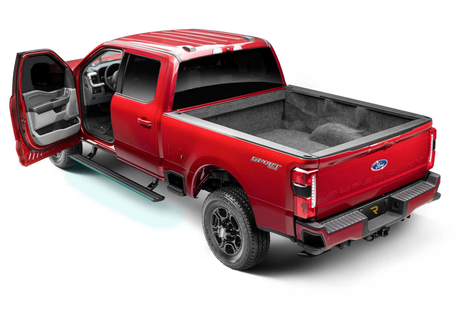 PowerStep Electric Running Boards Plug N Play System For 2017-2019 Silverado/Sierra 2500/3500 Diesel Only Double and Crew Cab AMP Research