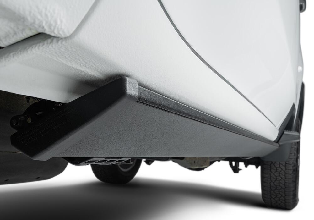 PowerStep Running Boards Plug N Play System For 2018 Ford Expedition Excludes Max models Gas Only AMP Research