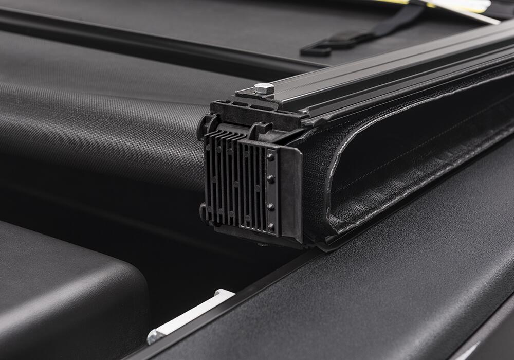 Deuce Tonneau Cover Black 2022-2026 Toyota Tundra 5 Foot 7 Inch Bed with Deck Rail System Truxedo