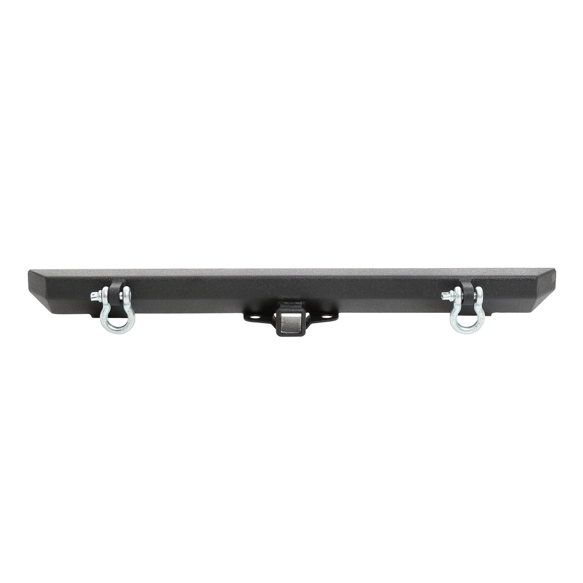SRC Classic Rear Bumper W/ D Rings Black Textured 1976-1983 Jeep CJ5 76-06 Wrangler CJ/YJ/TJ/LJ Smittybilt