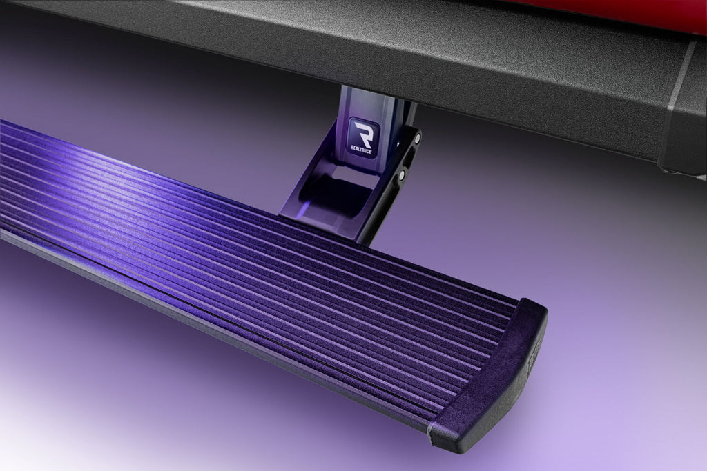 PowerStep XL Electric Running Boards Plug N Play System For 2014-2018 Silverado/Sierra 1500 (Incl 2019 Silverado LD/Sierra Limited) 2015-2019 Silverado/Sierra 2500/3500 Gas Only Crew Cab AMP Research