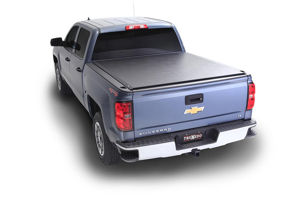 Deuce Tonneau Cover Black 2014-2018 (2019 Legacy/Limited) Silverado/Sierra 1500/2015-2019 2500 HD/3500 HD 6 Foot 6 Inch Bed Truxedo