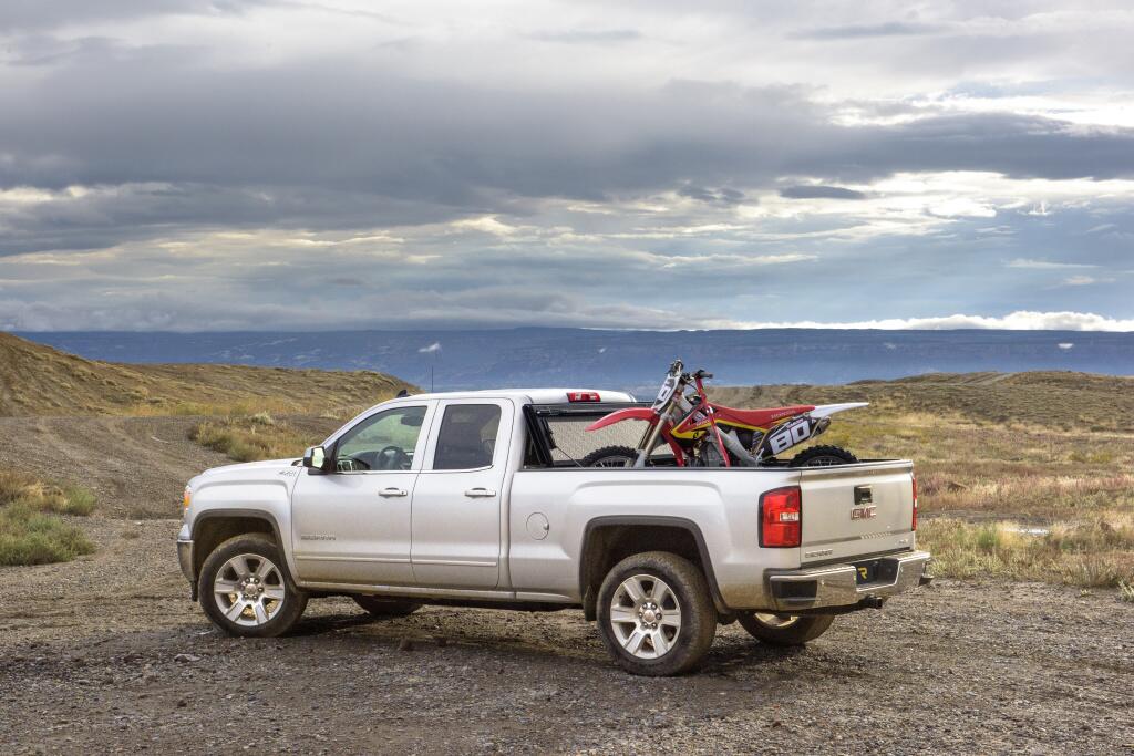 BAKFlip F1 Hard Folding Truck Bed Cover 2020-2026 Silverado/Sierra 2500 HD/3500 HD 8 Foot 2 Inch Bed BAK