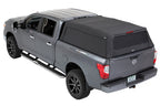 Supertop Truck Bed Cap 2 For Nissan 2004-2024 Titan 6.5 Foot Black Diamond PVC Coated Sailcloth No Drill Bestop