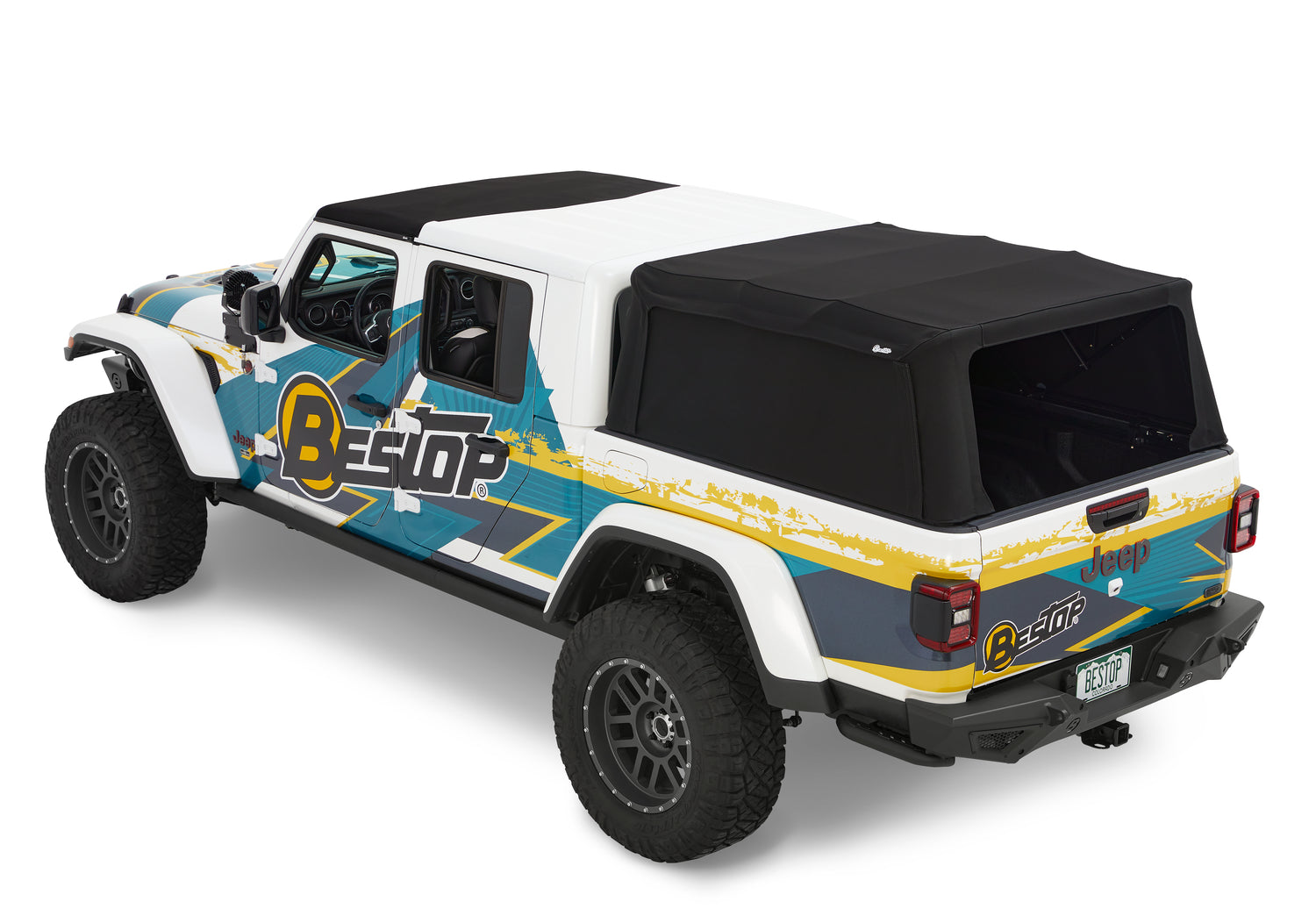Supertop for Truck 2 '20-26 Gladiator For 5 ft. bed Black Diamond Bestop